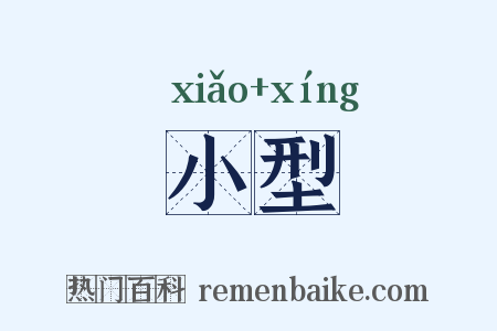 小型是什么意思的图片